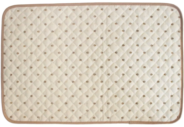 Provence quilted Placemat (Calissons. raw x beige)